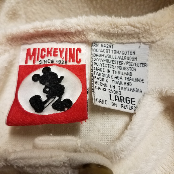 Mickey Mouse Sweatshirt Women Size L - Picture 4 of 4